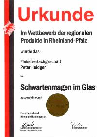 2015-Schwartenmagen im Glas - Gold 2015